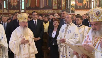 Ponta a participat la ceremonia de sfinţire a picturii Catedralei Episcopale „Înălţarea Domnului” din Slobozia