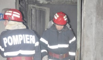 A luat foc o baracă din zona Abator