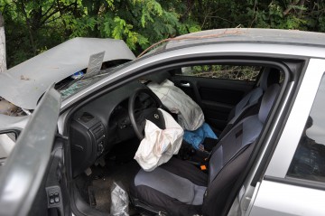 Accident rutier la Ovidiu: un bărbat a ajuns la spital