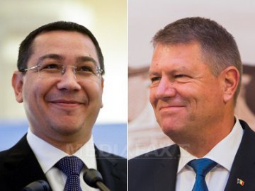 Iohannis: Haideţi să sărbătorim 2018 împreună, cu toţii. Ponta: Haideţi să nu stricăm acest proiect