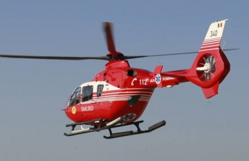 Elicopterul SMURD a intervenit la Oltina: un bărbat a căzut de pe acoperişul casei