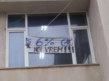 Studenții vor 6% din PIB pentru educație!