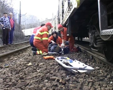 Accident în zona Doraly: o persoană a fost prinsă sub tren!
