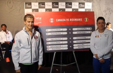 Fed Cup: Gest neașteptat al lui Bouchard față de o româncă