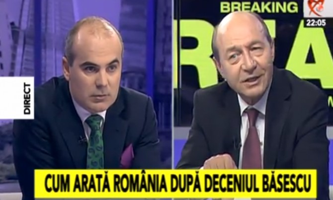 Băsescu, atac la Rareş Bogdan şi Guşă, după interviul de la Realitatea TV