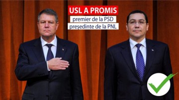 Atac dur la adresa lui Ponta, după o glumă cu Iohannis