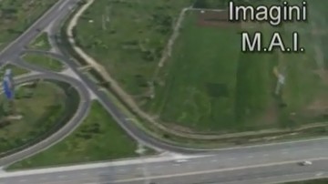 A2, supravegheată din elicopter!