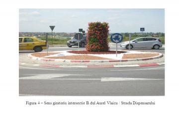 Sensurile giratorii, amenajate de Primăria Constanţa