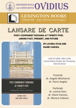 O nouă lansare de carte la Ovidius