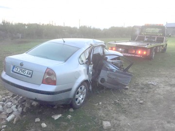 O șoferiță a provocat un accident mortal pe DN 2A: soțul ei a decedat pe loc!