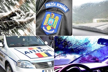 Atenţie, şoferi! Circulaţi cu grijă pe timp de ploaie