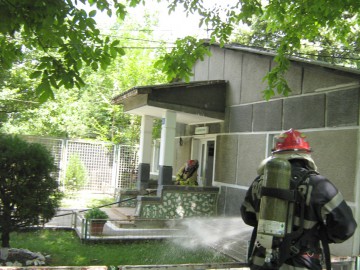Pompierii din Medgidia au intervenit la Penitenciarul Spital Poarta Albă