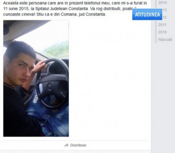 Poliţie pe cont propriu: o constănţeancă a dat în urmărire pe Facebook hoţul care i-a furat telefonul
