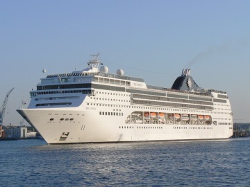 MSC Opera a ancorat în Portul Constanța