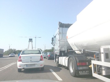 Trafic îngreunat pe DN 39: turiştii au ajuns pe litoral!