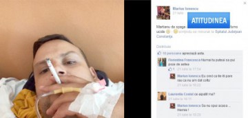 Un cocalar se laudă pe net că a dat şpagă să fumeze în salon la Spitalul Judeţean Constanţa