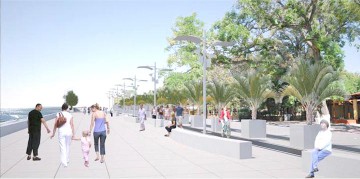 Promenada turistică din staţiunea Mamaia a fost reabilitată
