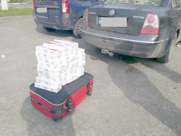 Bişniţar lăsat fără ţigări de poliţişti