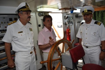 Ministrul Duşa, prezent în Portul Militar Constanţa: Cele două fregate ale Marinei Militare vor fi modernizate