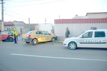 Accident cu victime produs de un taximetrist neatent