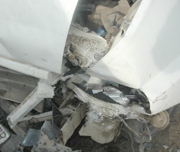 Accident în Dobromir. Şoferul: minor şi fără permis!