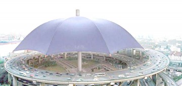 Chinezii au creat cea mai mare umbrelă din lume