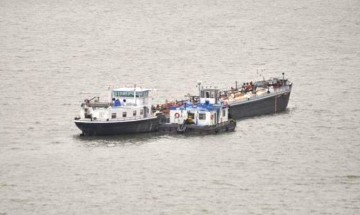 Blocajul de nave de pe Dunăre, monitorizat cu ajutorul sateliților Sentinel