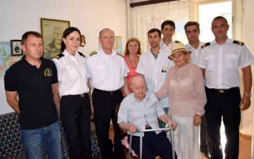 Decanul de vârstă al marinarilor militaria împlinit 101 ani!