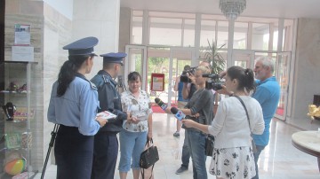 Poliţiştii, acţiuni de prevenţie în Mamaia