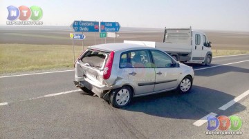 Accident rutier grav: un bărbat, preluat de elicopterul SMURD