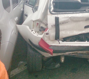Bebeluş de două luni, rănit într-un accident