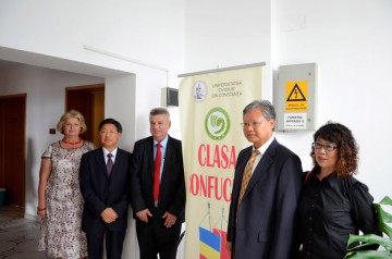 Ambasadorul Extraordinar și Plenipotențiar al Republicii Populare Chineze în România, în vizită la Universitatea „Ovidius”
