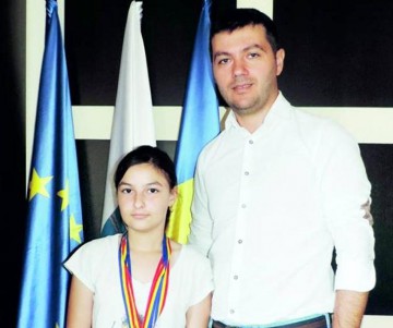 Sportivă premiată de Primăria Ovidiu