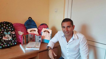 Rechizite pentru elevi, distribuite la Murfatlar