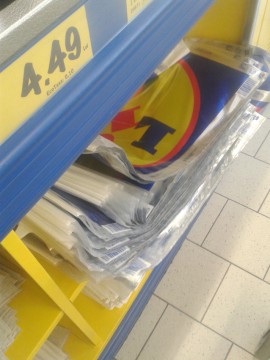 Magazinul Lidl din Năvodari, închis pentru modernizare