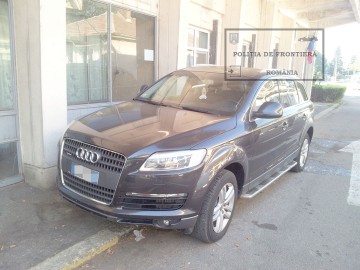 Audi Q7 căutat în Italia, descoperit la Negru Vodă