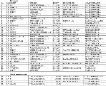 Asociaţiile de proprietari din Năvodari şi Kogălniceanu îngroaşă lista datornicilor la RAJA