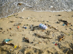 Dean Thompson, însărcinatul cu afaceri al SUA la Bucureşti, împreună cu 300 de voluntari curăţă plaja din Mamaia
