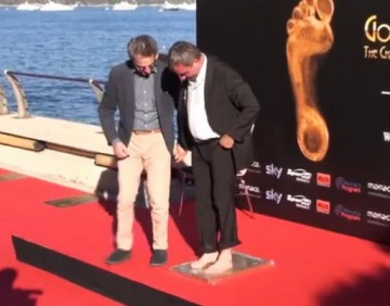 Gheorghe Hagi a primit trofeul Golden Foot, la Monte Carlo