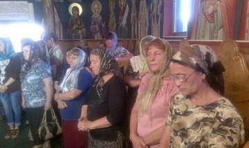 Procesiune religioasă pe străzile Năvodariului
