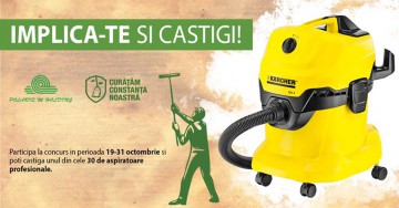 Implică-te în campania „Curăţăm Constanţa noastră” și poți câștiga un aspirator