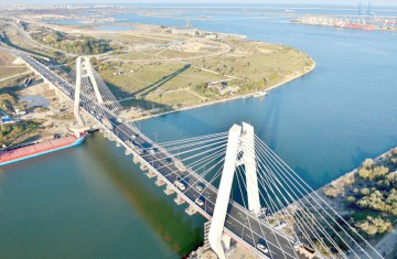 Noul pod de la Agigea va fi deschis circulaţiei rutiere
