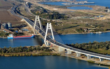 Noul pod rutier de la Agigea va fi deschis circulaţiei luni