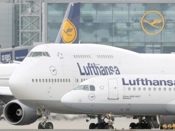Lufthansa anulează 290 de zboruri din cauza grevei
