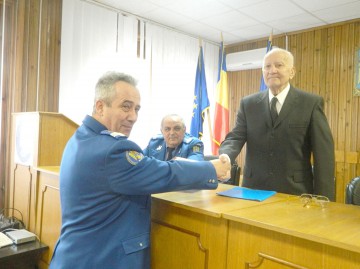 Cel mai vârstnic jandarm din Constanţa, sărbătorit la împlinirea a 90 de ani