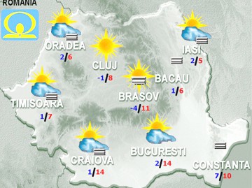 ANM: Vremea se va răci în toată ţara