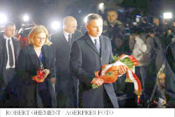 Preşedintele Poloniei, la locul tragediei de la club Colectiv