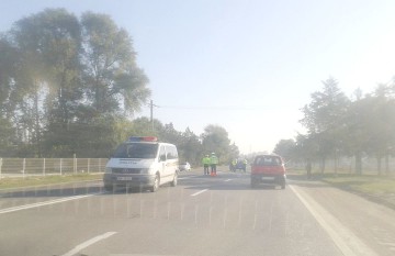 Încă un accident rutier pe DN3 din pricina unui şofer care a întors peste marcajul continuu