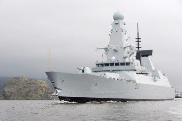Distrugătorul britanic HMS DUNCAN, escală în Portul Constanţa