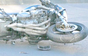 Un motociclist a ajuns la spital în urma unui accident rutier